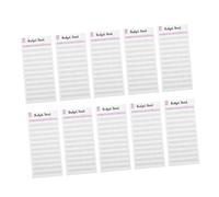 DIYEAH 20pcs Budget Planner Cards Creative Cash for Expense Tracking Simple Budget Sheets for Management