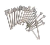 DIYEAH 20pcs Burrs Set: Rotary File Burrs Accessories Kit Rotary Grinder Bits for Grinding Polishing Stone Glass Jewelry Ceramics