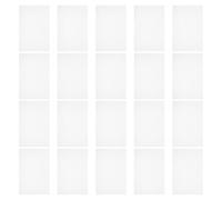 DIYEAH 20pcs Double Sided Fusible Adhesive Sheets for Sewing Patchwork Quilting Fast Heat Bond Fabric Glue Tape Reusable Interfacing for Repair and Craft Projects