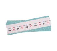 DIYEAH 20pcs Dry Erase Number Line Flash Card from 100 to 100 for Elementary Students, Reusable Paper Math Learning Tool Supporting Addition and Subtraction, for Home School Math Practice