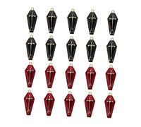 DIYEAH 20Pcs Halloween Cross Design Jewelry Charms for DIY Earrings Necklaces and Pendants Craft Accessories for Handicraft Works