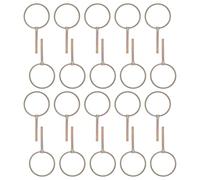 DIYEAH 20pcs Lynch Pin, 3/16 Inch X 45mm Shaft Locking Pins | Anti-Corrosion Heavy Duty Lynch Pin Lock Pin Clips for Farm Tractors, Trailers, Mowers, Trolleys