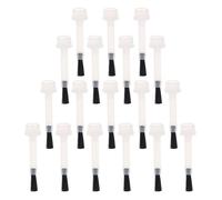 DIYEAH 20pcs Nail Polish Replacement Brush Kit with 9mm Black Nylon Bristles for Drawing Points and Lines, Professional Manicure Supplies for Nail Art and DIY Use