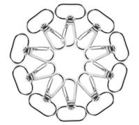 DIYEAH 20pcs Parrot Cage Door Lock Metal Birdcage Buckles Heavy Duty Material for Escape Pet Cage Door Locks Scenario Parrot Safety