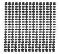 DIYEAH 20pcs Plastic Comb Binding Spines with 30 Round Holes for Notebook Binding and Reports, Universal Compatibility, Black Plastic Material, Resistant to Bending or Breaking,