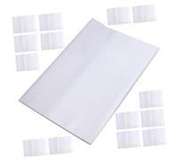 DIYEAH 20pcs PP Book Cover Waterproof Anti-Scratch Sleeve Reusable Textbook Protector for Students