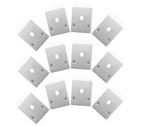 DIYEAH 20Pcs Sheer Shade Ceiling Brackets Roller Blind Top-Mount Installation Hardware Curtain Rod Replacement Clips for Roller and Vertical Blinds