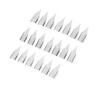 DIYEAH 20pcs Steel Fountain Pen Nibs Replacement for Calligraphy and Writing Easy to Install and Smooth Writing Nibs for Home Office School Travel
