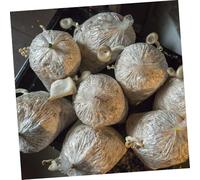 DIYEAH 20Pcs Transparent Breathable Mushroom Cultivation Bags PP Material Reusable Edible Sealed Grow Bags for Home Vegetable Garden Balcony Patio Use