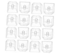 DIYEAH 20pcs Transparent Keycaps for Mechanical Keyboards High Transparency Key Caps Covers with Fit for Gaming Replacement for Backlit Easy to Clean and Wear-resistant