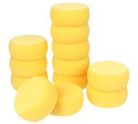 DIYEAH 24pcs Round Sponge Cleaning Pads for Makeup Removal Multi-function Exfoliating Facial Sponges Compact Lightweight Design for Easy Use for Girls and