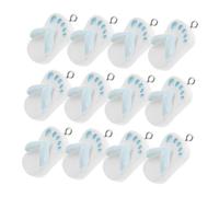 DIYEAH 24pcs Simulation Slipper Pendant Resin Key Chain Small Backpack Charm for Diy Jewelry Making Lovely Keychain Resin Slipper Design for Purse and Bag Decorations