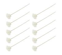 DIYEAH 24pcs Wooden Diffuser Sticks with Artificial Flowers for Home Aroma Diffusers Fast Absorption Fragrance Reeds Natural Relaxing Scent