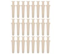 DIYEAH 24pcs Wooden Graffiti Swords DIY Crafts to Paint Unfinished Wood Swords Cutouts for Boys and Girls Craft Art Decor Birthday Theme Party