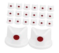 DIYEAH 25 Pcs Spray Paint Nozzle Caps Durable Replacement for Graffiti Artists DIY Projects Easy to Install Compatible with Various Aerosol Cans