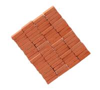 DIYEAH 250PCS Scale Realistic Fake Red Bricks for DIY Crafts Landscaping Dioramas and Architecture Projects Durable Construction for Versatile Applications
