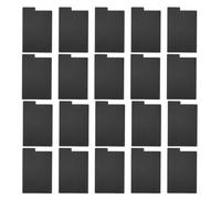DIYEAH 25pcs Black Plastic Vinyl Album Dividers for Efficient Organization and Protection, Thick Record Separation Dividers Suitable for Cd/dvd Organization and Album Storage Collection