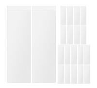 DIYEAH 25pcs Clear PVC Bookmark Bags, 7"X2.4" Bookmark Protector Sleeves for Pictures, Cards, Transparent Jewelry Organizers, Wedding & Valentine’S Party Favor