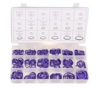 DIYEAH 270pcs Car Air Conditioning Rubber Seal Rings Kit with 18 Sizes Nitrile Rubber O-rings for Automobiles Easy Installation and Oil Resistant Sealing Gaskets for Repair