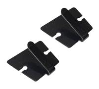 DIYEAH 2pcs Adhesive CB Radio Mic Holder, Metal Hanging Microphone Clip | Car Radio Mic Mount, Vehicle Interior Mount Stand, Hanger Accessory for Car Truck RV Two-way Microphone