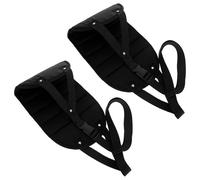 DIYEAH 2pcs Adjustable Airplane Footrest Hammock for Travel Portable Leg Hammock for Plane Train Office Use Foot Hanger to Leg Fatigue Long Journeys