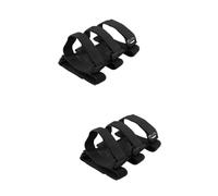 DIYEAH 2pcs Adjustable Fire Extinguisher Strap Bracket with Secondary Base Support Polyester Oxford Material Extinguisher Holder for Cars and Vehicles Secure and Stable Mounting Accessory