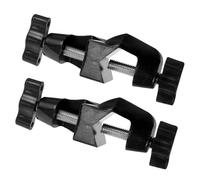 DIYEAH 2pcs Adjustable Lab Stand Clamp Holder with Zinc Alloy and Bakelite Construction, Anti-rust and Versatile Laboratory Grip Support for Scientific Equipment