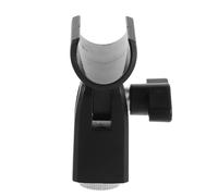 DIYEAH 2pcs Adjustable Microphone Mount Clip Metal 1/4 Inch Thread Adapter for 22mm Diameter Mic Holder Compatible with Cold Shoe and Desk Stand, Interview and Podcast Accessories