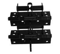 DIYEAH 2PCS Adjustable Spring Hinges Self-Closing Invisible Door Hinges Rotation Soft Close for Home Office Furniture Flexible Fit for Various Door Thicknesses Silent Smooth Operation