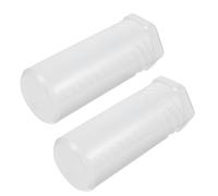 DIYEAH 2pcs Adjustable Transparent Shaving Brush Case Lightweight Travel Storage Holder with Drain for Easy Drying for Home Outdoor Use