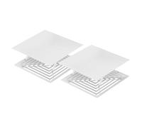 DIYEAH 2pcs Air Conditioner Windshield Square Deflector for Ceiling Air Vent Conditioner Shield to Redirect Flow Fits Central Conditioning Vents