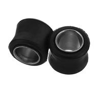 DIYEAH 2pcs Anti-vibration Motorcycle Rear Shocks Bushing Set with Shock Absorber Sleeve for Enhanced Ride Comfort