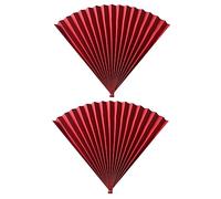DIYEAH 2pcs Antique Paper Fans for Photography Decorative Background Props Handheld Folding Fans Stylish Accessories for Jewelry Ornaments for Parties Weddings