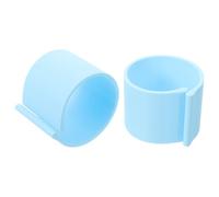 DIYEAH 2Pcs Blue Small Diamond Art Canvas Roll Helper Roller Holder for Rhinestone Painting Storage and DIY Craft Tool, 3D Printing Art Accessories for Mosaic Making