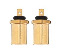 DIYEAH 2pcs Brass Gas Tank Refill Adapter for Camping Hiking Compact Portable Gas Adapter for Outdoor Cooking Easy to Use Canister Inflation Tool