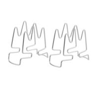 DIYEAH 2pcs Coffee Filter Holder Filter Paper Stand Silver