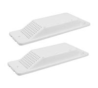 DIYEAH 2pcs Container Vent Cover Abs Ventilation Caps with Mesh Filter Pressure Regulated Exhaust Vents for Cargo Trailers and Shipping Containers Weather Resistant Airflow Management