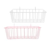 DIYEAH 2pcs Convenient Hay Holder Rabbit Supply Metal Iron Hay Feeder Not Easy to Fade Small Animal Feeding Accessory for Cage Use