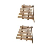 DIYEAH 2pcs Craft Supplies for Boys and Girls Wooden Knocking Xylophone Toys Smooth Bodies for Diy Projects
