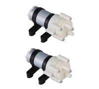 DIYEAH 2pcs Diaphragm Pump Mini Aquarium Water Pump for Fish Tank Micro Circulation Durable Construction with Non Slip Rate for Water Change and Timer Watering
