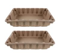 DIYEAH 2pcs Disposable Litter Boxes For Cats: Paper Cat Litter Boxes - Portable Disposable Travel Kitten Toilet - Pet Travel Accessory