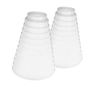 DIYEAH 2pcs Duct Reducer Adapter for Range Hood Ducting Connector for Enhanced Airflow Kitchen Ventilation Systems Compatible with Various for Optimal Efficiency