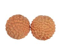 DIYEAH 2pcs Durian-Shaped Portable Hand Massaging Ball Wooden Massager Lightweight Design Compact and Portable Fitness Routine Hand Exercise Tool for Seniors and Middle-Aged Users