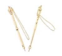 DIYEAH 2pcs Elegant Gold Reading Pointer Tool for Adults Jewish Ceremony Torah Study Judaica Bar Mitzvah Gift Religious Finger Guide