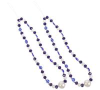 DIYEAH 2pcs Evil Lanyard Creative Wrist Strap for Cell Phone Decorative Beaded Charm Mobile Strap Durable and Functional Wrist Band for Daily Use