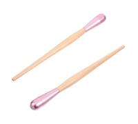 DIYEAH 2pcs Facial Roller Massager Set with Smooth Jade Stone Surface, Compact and Portable Ice Rollers for Face and Eye Massage, for Outdoor Relaxation and Puffiness Reduction