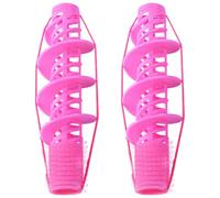 DIYEAH 2pcs Flexible Curling Perm Rods Hair Rollers for Long Hair Women Curlers Portable Heatless Styling Tools for DIY Voluminous Spiral Curls