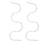 DIYEAH 2Pcs Flexible Plastic Doll Armature Skeleton with 43 Resin Joints 50Cm Silent DIY Stuffed Animal Craft Parts for Plush Assembly and Christmas Halloween Figures