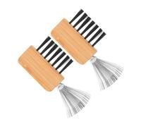 DIYEAH 2pcs Flower Arranging Accessories Hairbrush Cleaning Tool Japanese Flower Holder Cleaner Kenzan Cleaner
