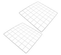 DIYEAH 2pcs Freezer Rack Dividers for Chest Freezer Metal Wire Fridge Organiser Partition Fridge Separator for Refrigerator